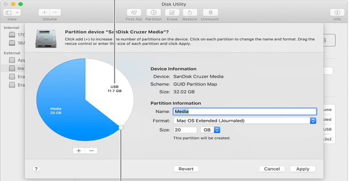partition a hard drive for windowa and mac