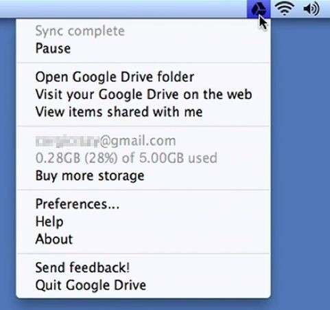 use google drive backup for mac